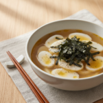 브라운 버터 떡국 사진