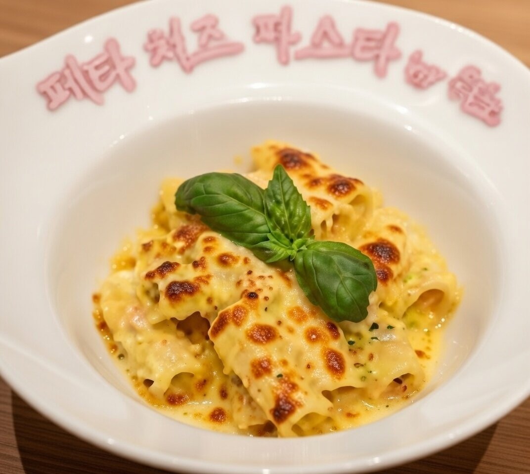 구운 페타 치즈 파스타