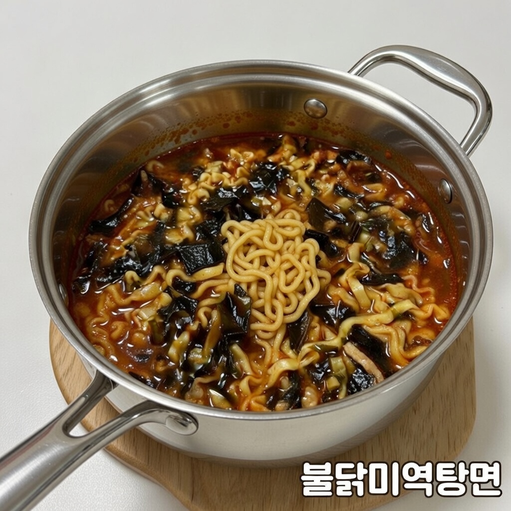 불닭미역탕면 이미지