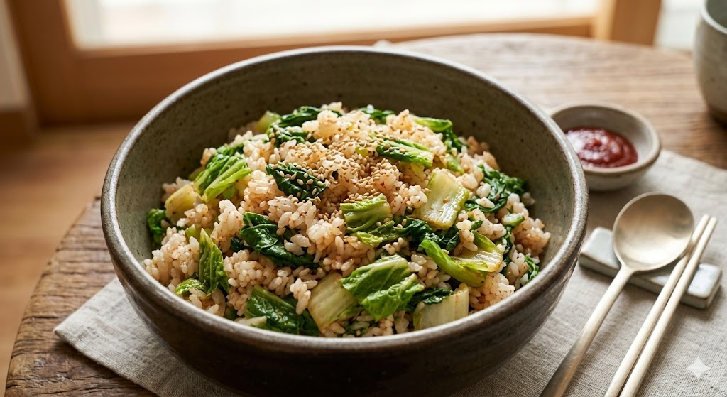 봄동비빔밥 이미지